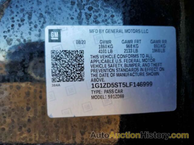 CHEVROLET MALIBU LT, 1G1ZD5ST5LF146999