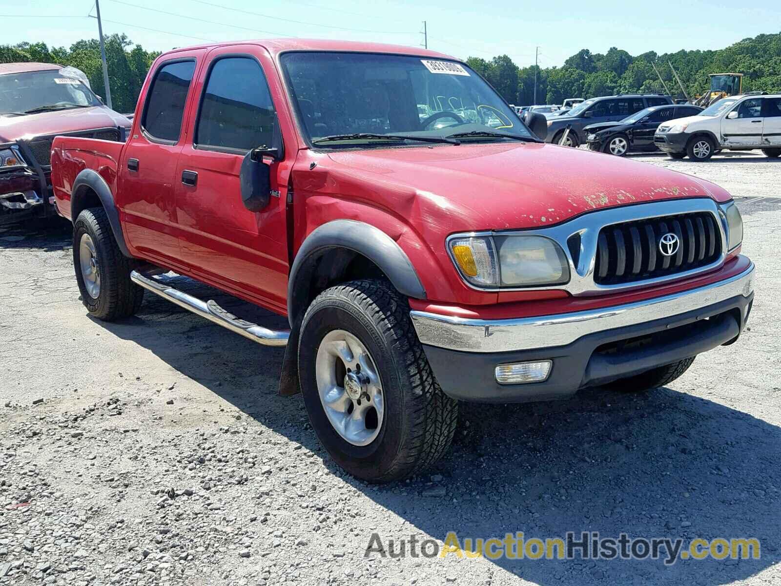 2004 TOYOTA TACOMA DOUBLE CAB PRERUNNER, 5TEGN92N54Z402972