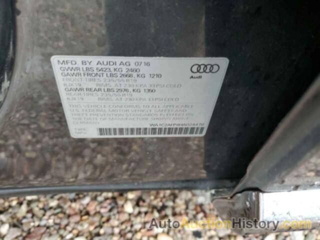 AUDI Q5 PREMIUM, WA1C2AFP4HA024478