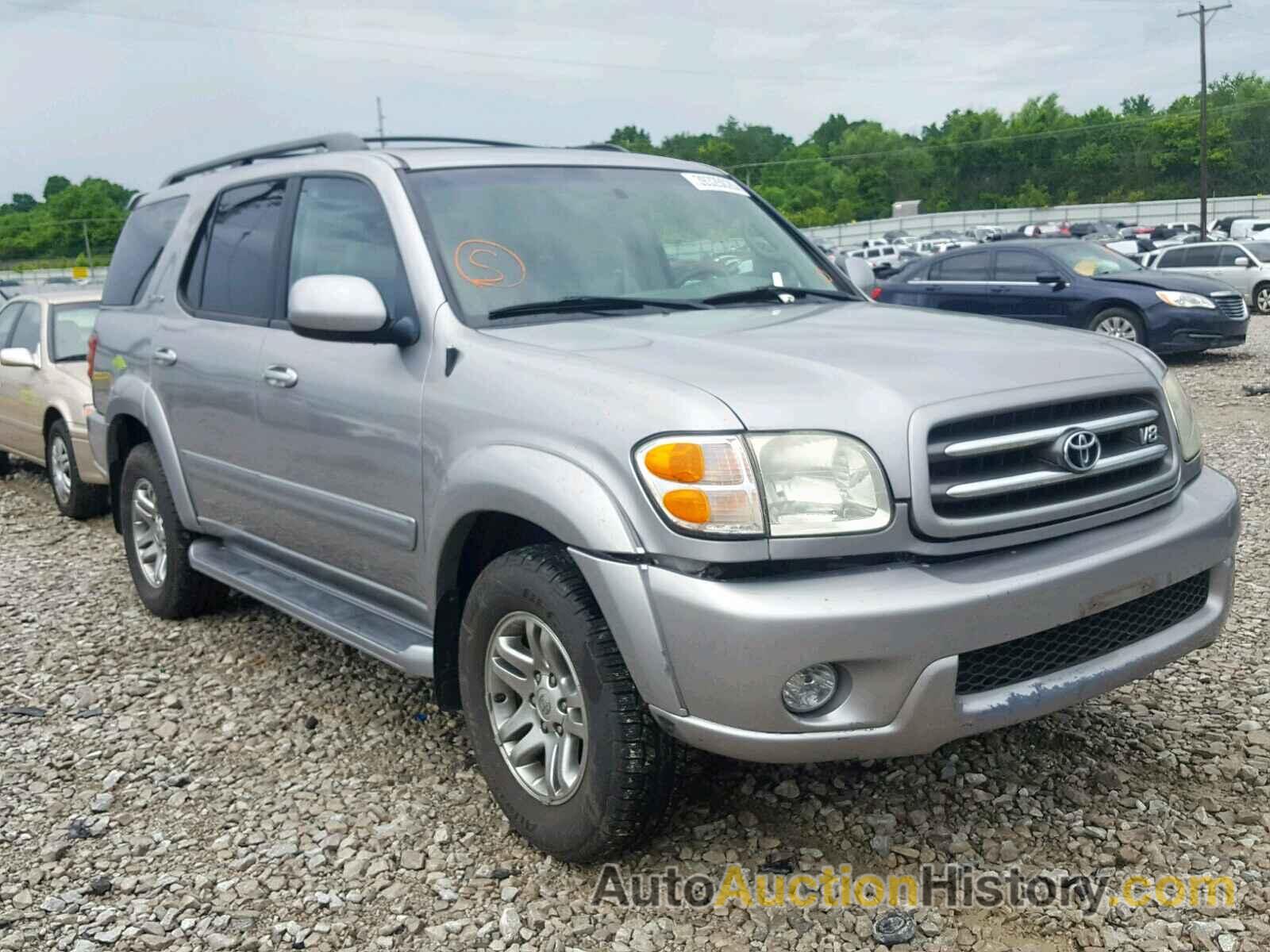 2004 TOYOTA SEQUOIA LIMITED, 5TDZT38A64S238502