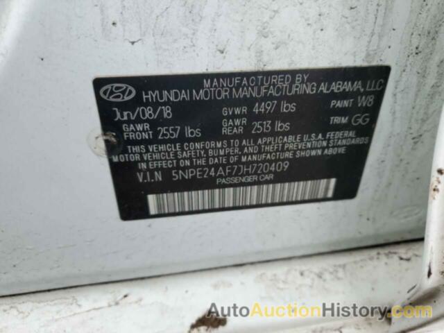 HYUNDAI SONATA SE, 5NPE24AF7JH720409