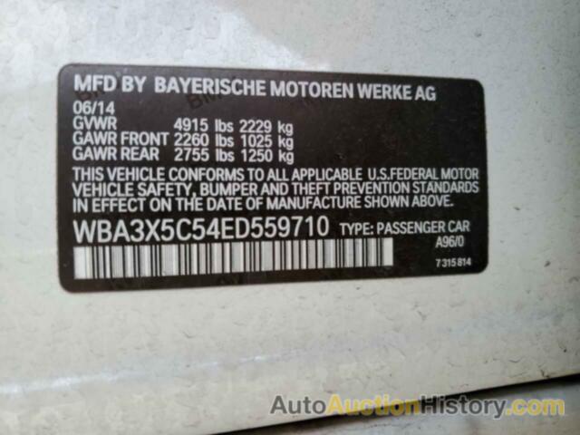 BMW 3 SERIES XIGT, WBA3X5C54ED559710