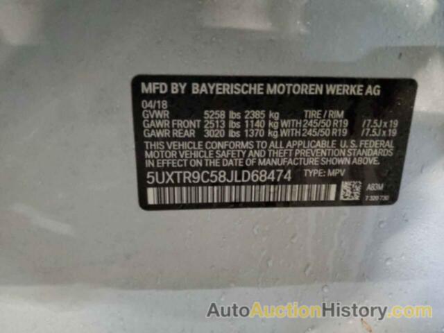 BMW X3 XDRIVE30I, 5UXTR9C58JLD68474