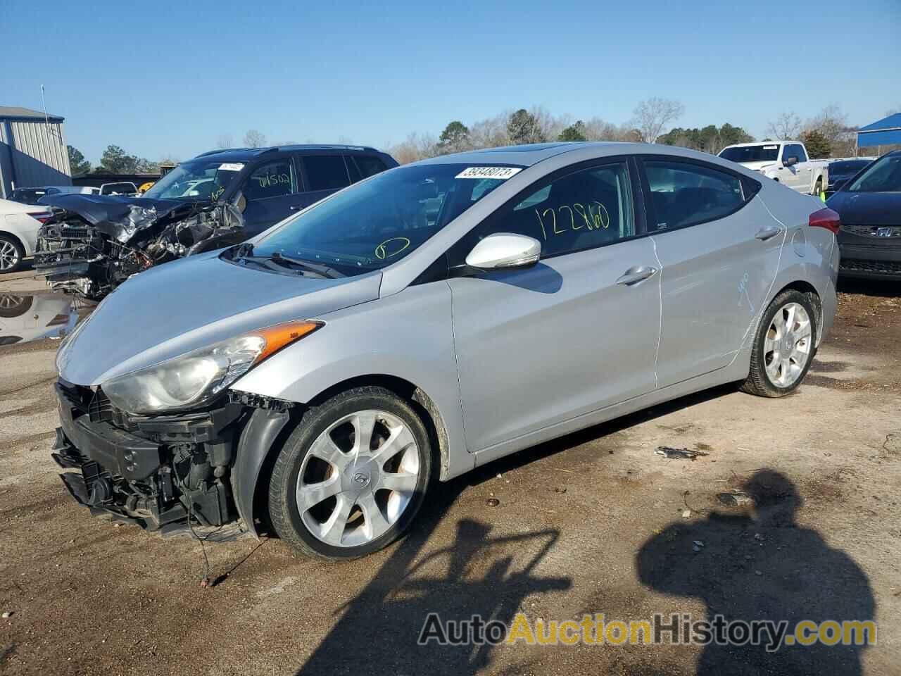 2012 HYUNDAI ELANTRA GLS, KMHDH4AE9CU298665