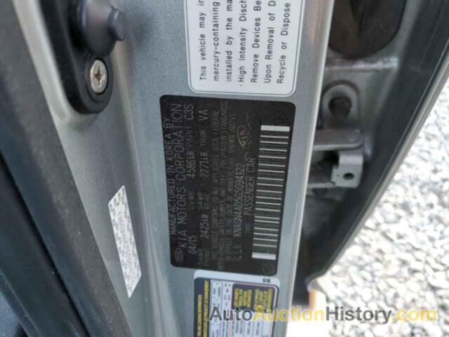 KIA OPTIMA HYBRID, KNAGN4AD5G5094122