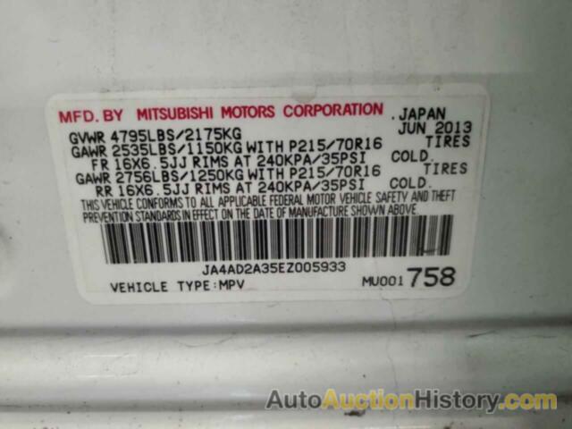 MITSUBISHI OUTLANDER ES, JA4AD2A35EZ005933