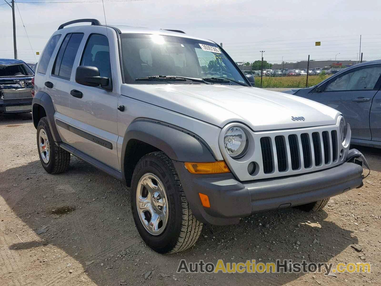 2007 JEEP LIBERTY SP SPORT, 1J4GL48K97W545151