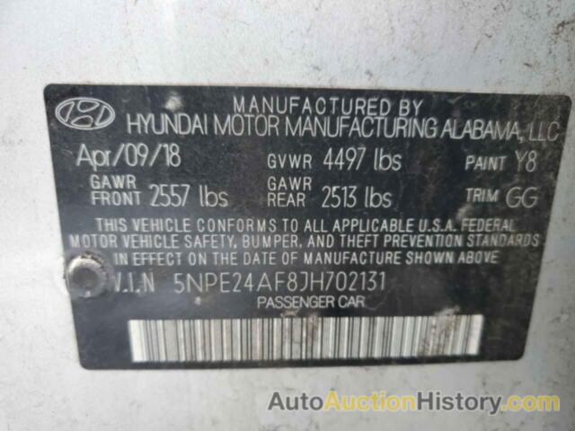 HYUNDAI SONATA SE, 5NPE24AF8JH702131