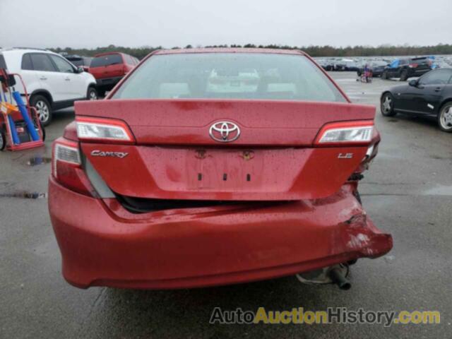 TOYOTA CAMRY BASE, 4T1BF1FK6CU518550