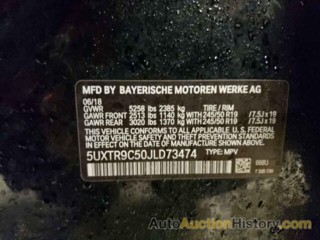 BMW X3 XDRIVE30I, 5UXTR9C50JLD73474