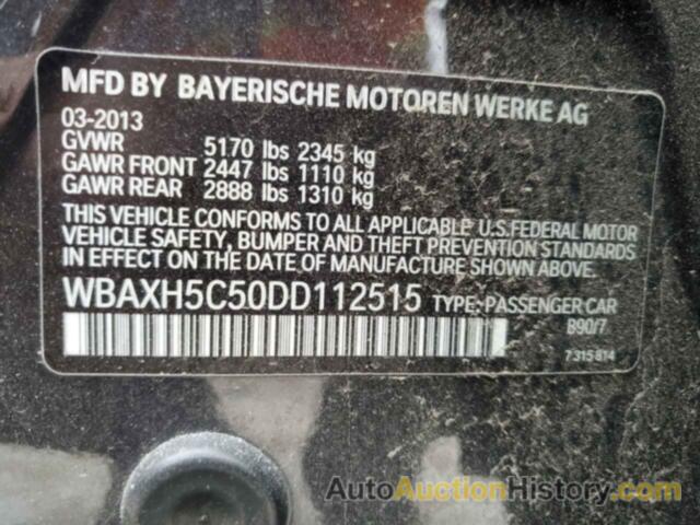 BMW 5 SERIES XI, WBAXH5C50DD112515