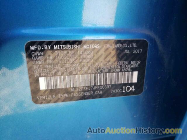 MITSUBISHI MIRAGE G4 ES, ML32F3FJ7JHF00397