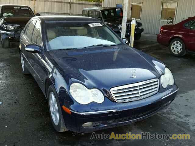 2001 MERCEDES-BENZ C240, WDBRF61J61F125727