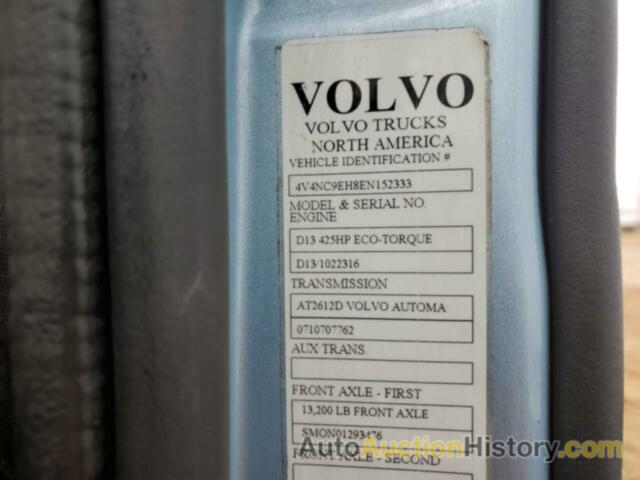 VOLVO VN VNL, 4V4NC9EH8EN152333