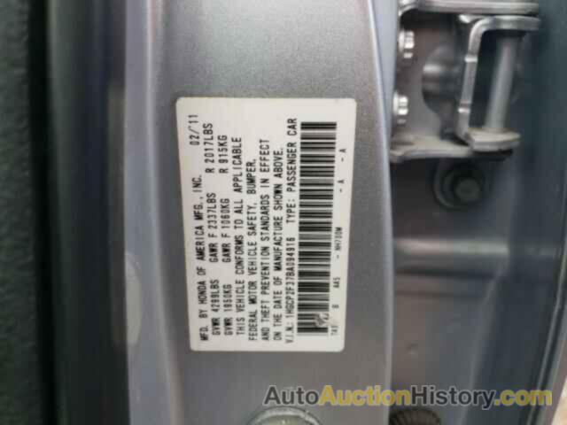 HONDA ACCORD LX, 1HGCP2F37BA094916