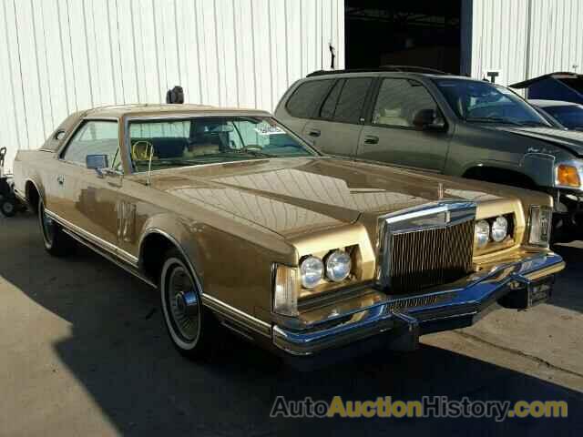 1978 LINCOLN MARK V, 8Y89A834321