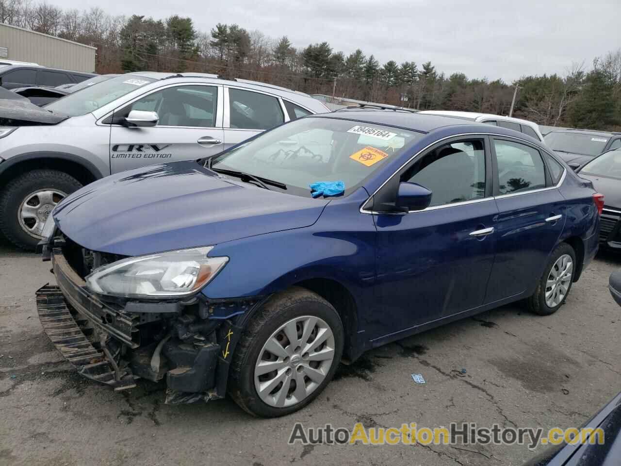 NISSAN SENTRA S, 3N1AB7AP3GY233845