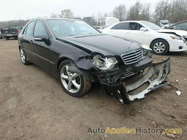 2006 MERCEDES-BENZ C230, WDBRF52H96E020599