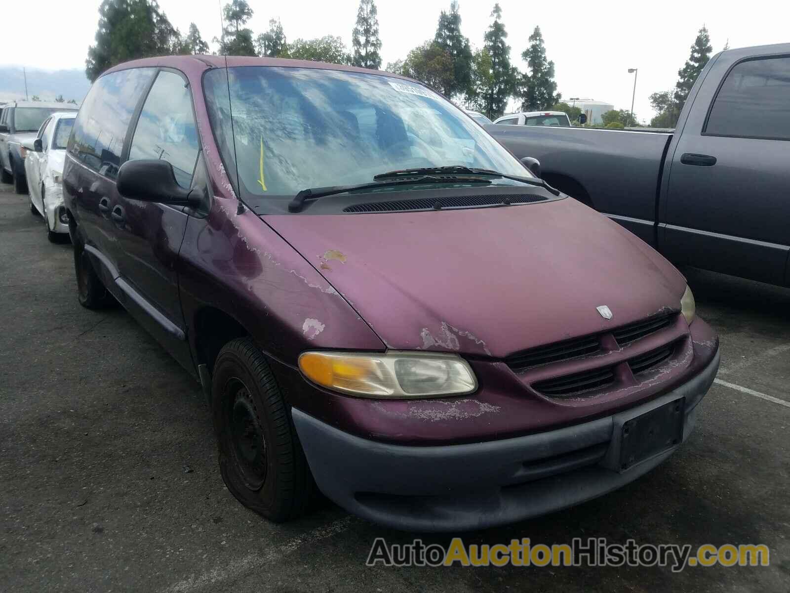 2000 DODGE CARAVAN, 2B4FP25B2YR520906