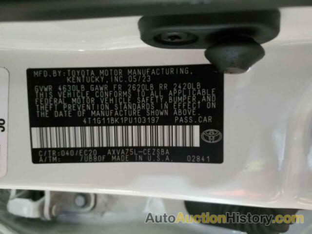 TOYOTA CAMRY SE NIGHT SHADE, 4T1G11BK1PU103197