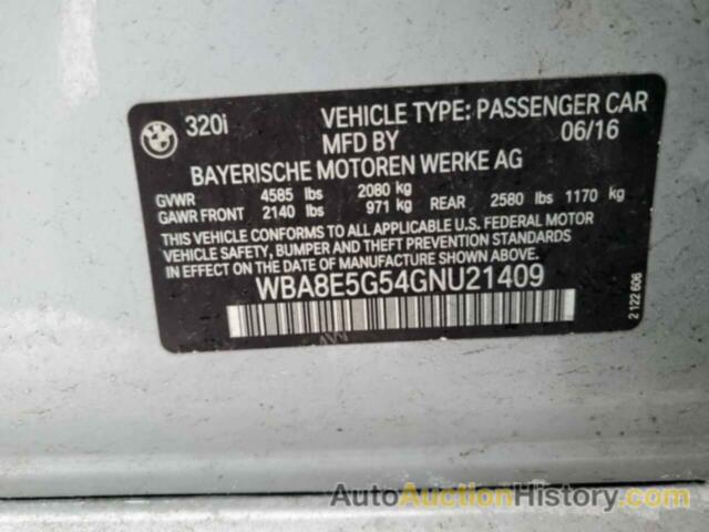 BMW 3 SERIES XI, WBA8E5G54GNU21409