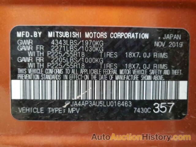 MITSUBISHI OUTLANDER ES, JA4AP3AU5LU016463