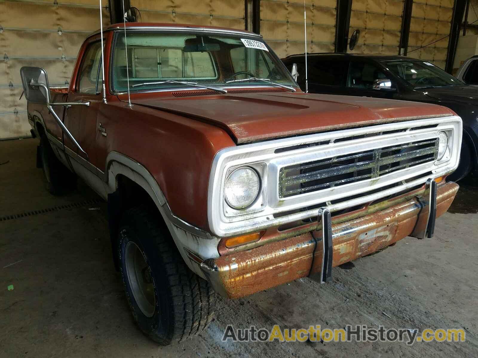 1973 DODGE ALL OTHER, W24BF3S168904