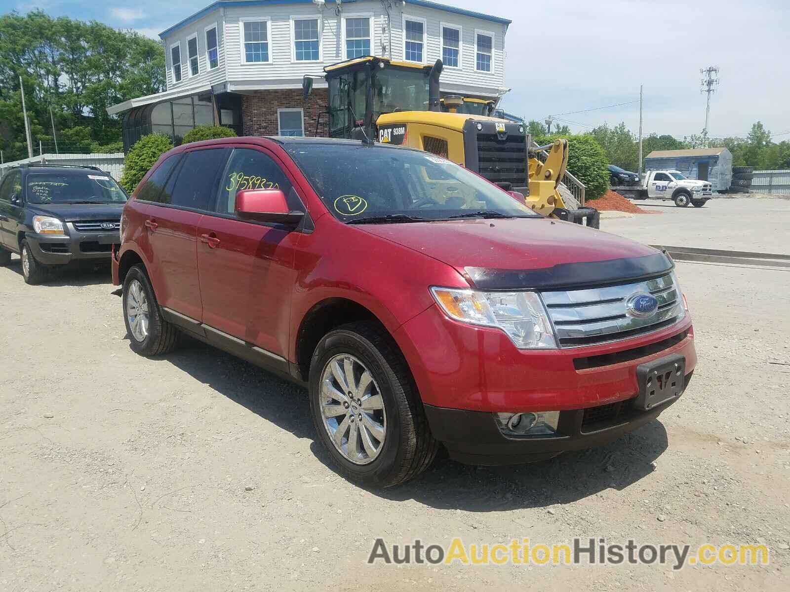 2007 FORD EDGE SEL PLUS, 2FMDK49C87BB08127