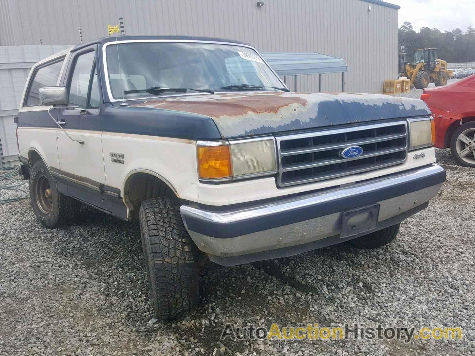 1991 FORD BRONCO U100, 1FMEU15N8MLA00736