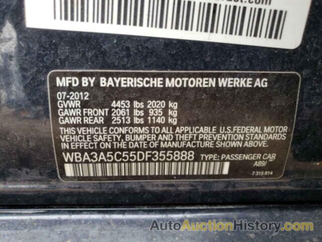 BMW 3 SERIES I, WBA3A5C55DF355888