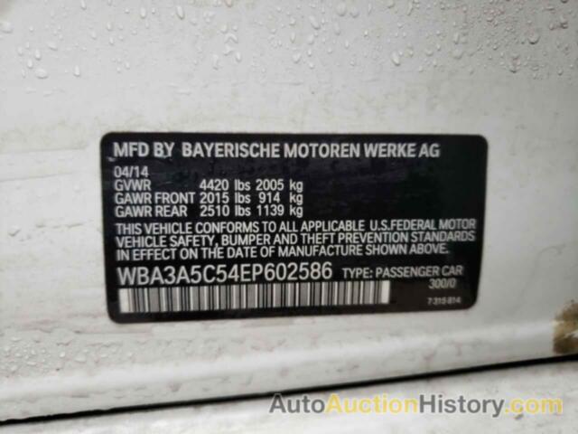 BMW 3 SERIES I, WBA3A5C54EP602586