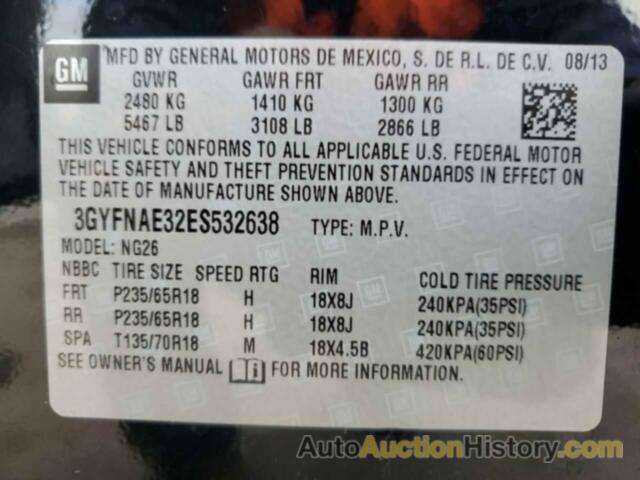 CADILLAC SRX, 3GYFNAE32ES532638