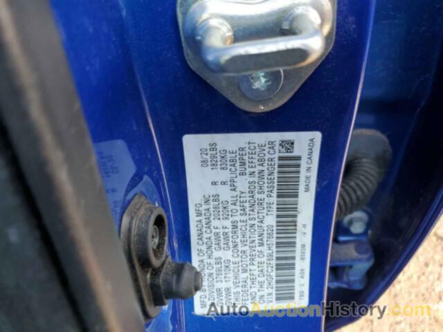 HONDA CIVIC SPORT, 2HGFC2F89LH576620