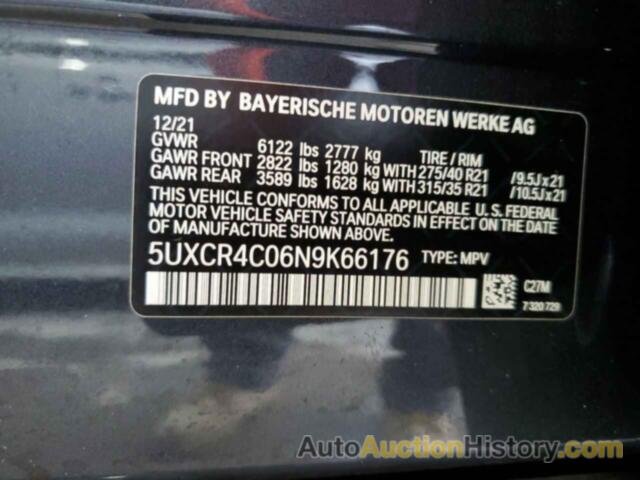 BMW X5 SDRIVE 40I, 5UXCR4C06N9K66176