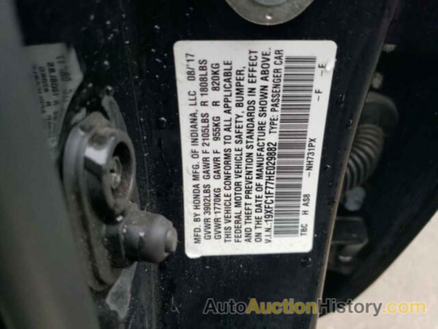 HONDA CIVIC EXL, 19XFC1F77HE029882