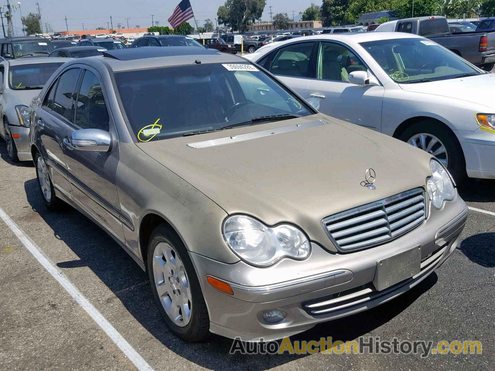 2005 MERCEDES-BENZ C 240 4MATIC, WDBRF81J75F618379