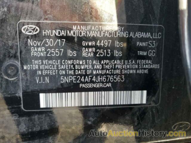 HYUNDAI SONATA SE, 5NPE24AF4JH676563