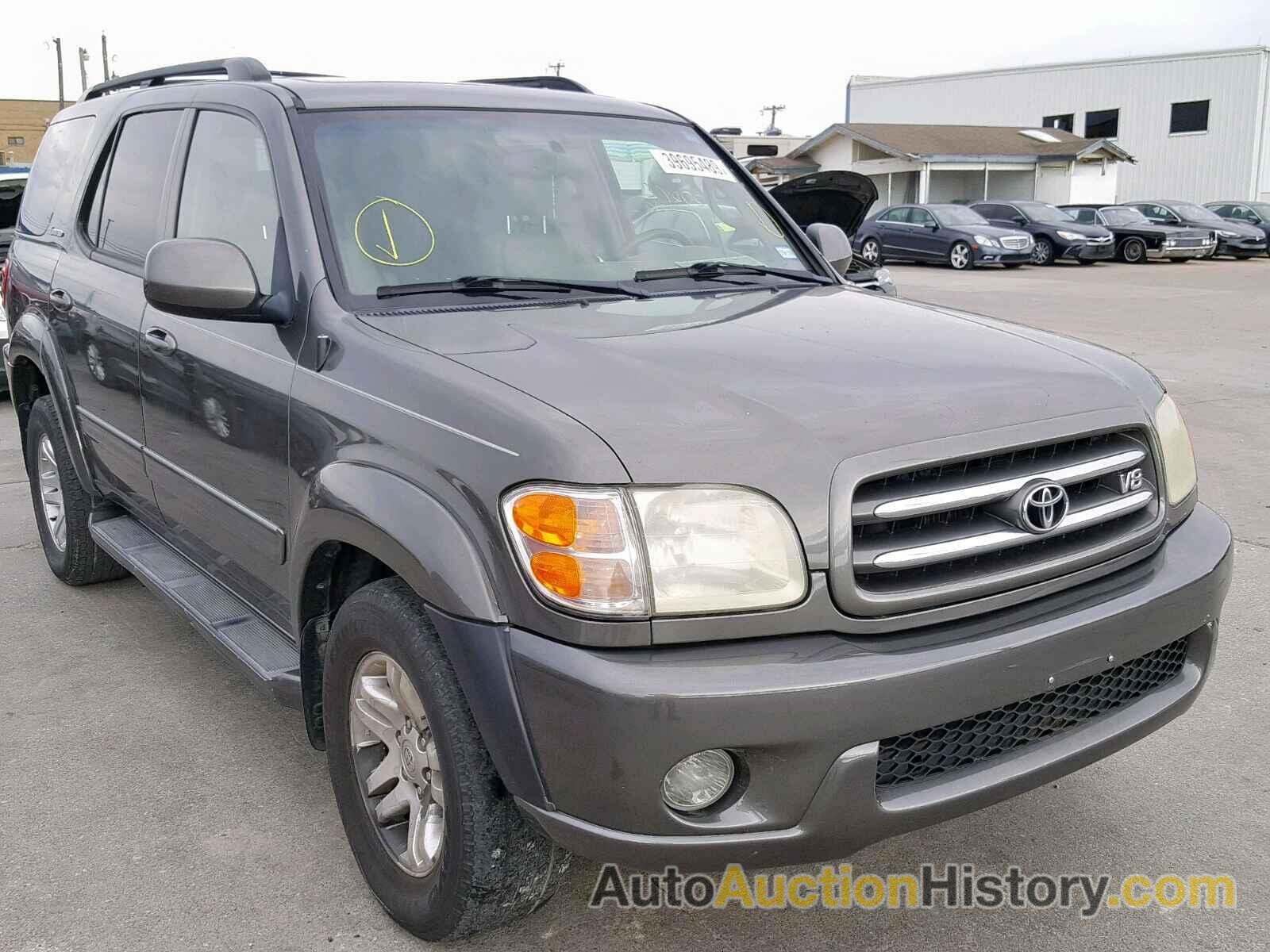 2004 TOYOTA SEQUOIA LIMITED, 5TDZT38A24S231188