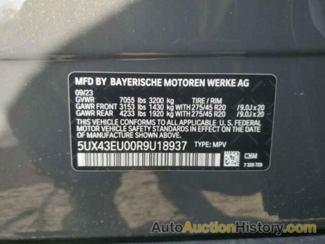 BMW X5 XDRIVE50E, 5UX43EU00R9U18937