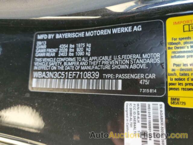BMW 4 SERIES I, WBA3N3C51EF710839