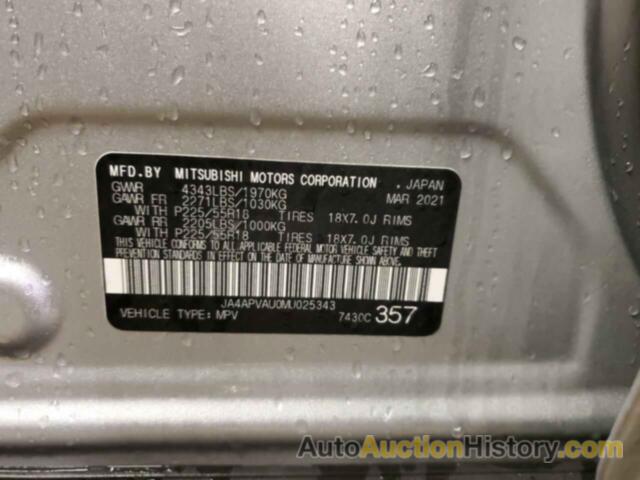 MITSUBISHI OUTLANDER SE, JA4APVAU0MU025343