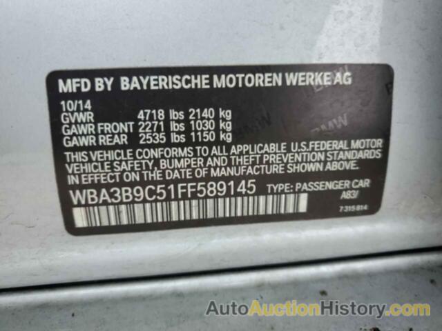BMW 3 SERIES XI, WBA3B9C51FF589145