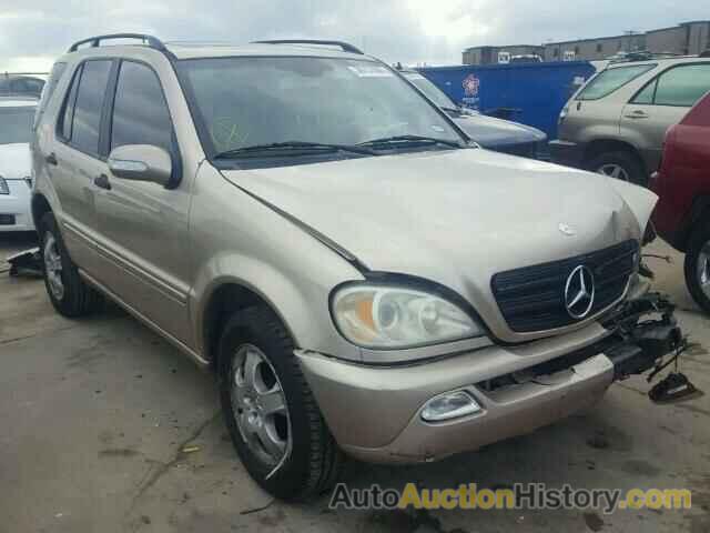 2003 MERCEDES-BENZ ML320, 4JGAB54E73A391501