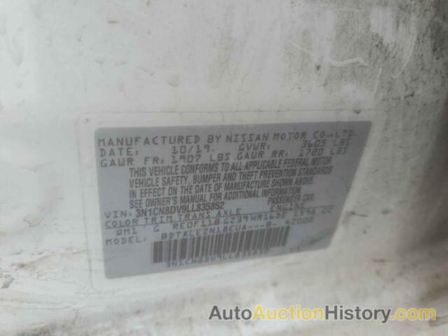 NISSAN VERSA S, 3N1CN8DV9LL835852