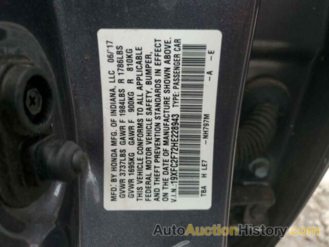 HONDA CIVIC EX, 19XFC2F72HE228943