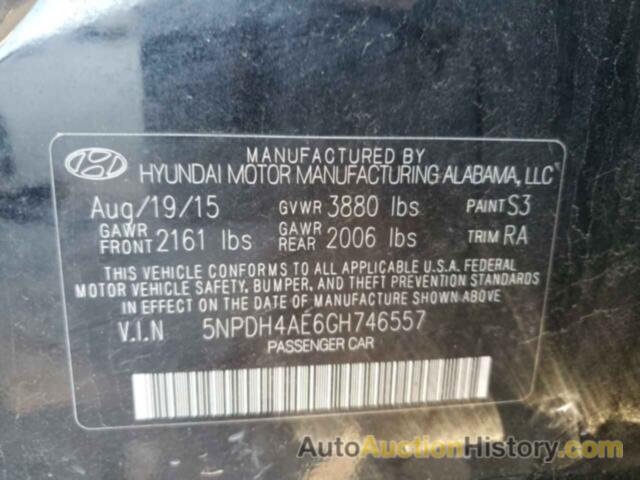 HYUNDAI ELANTRA SE, 5NPDH4AE6GH746557