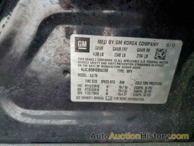 BUICK ENCORE CONVENIENCE, KL4CJBSBXEB562286