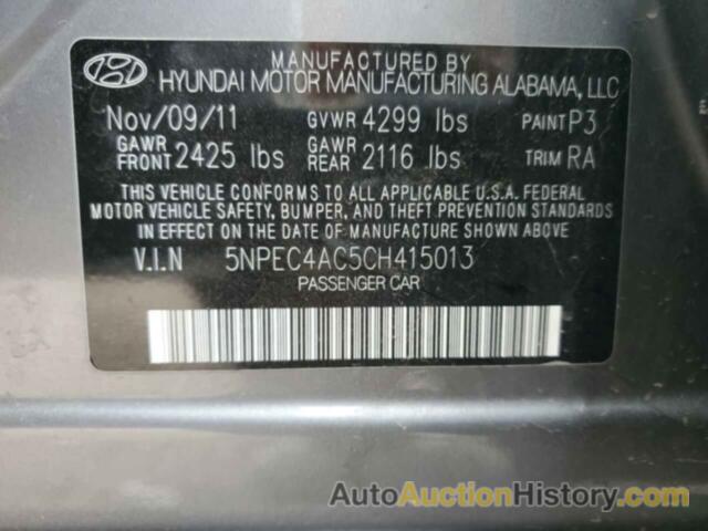 HYUNDAI SONATA SE, 5NPEC4AC5CH415013