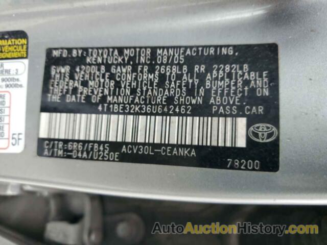 TOYOTA CAMRY LE, 4T1BE32K36U642462
