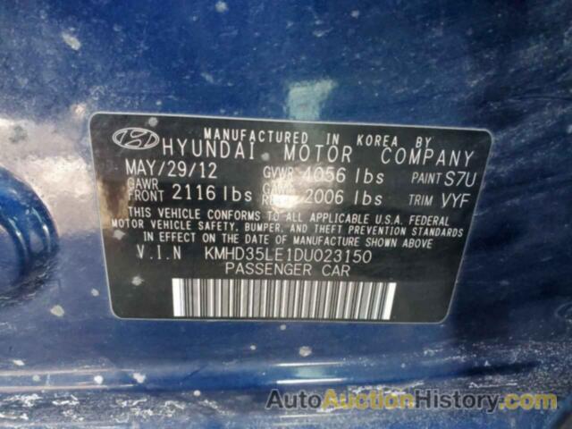 HYUNDAI ELANTRA, KMHD35LE1DU023150